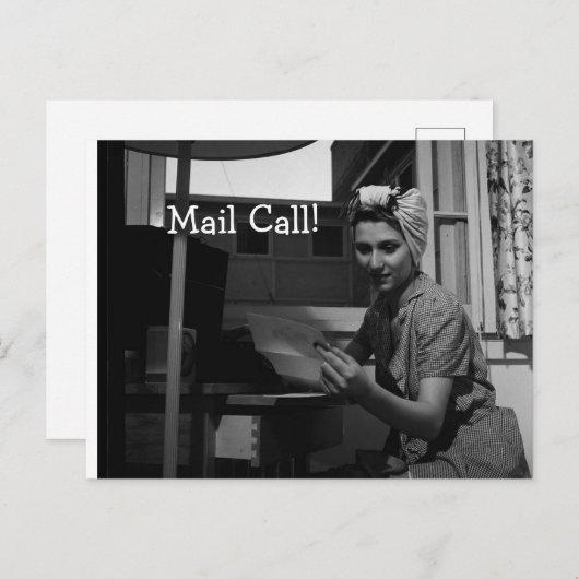 Briefkaart Mail Call (Voorkant / Achterkant)