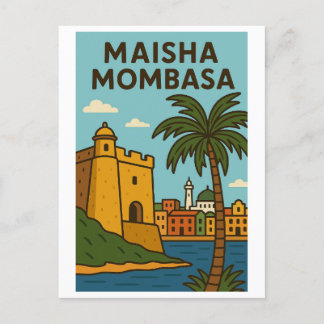Briefkaart - Maisha Mombasa