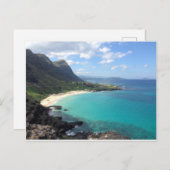 Briefkaart Makapuu van Hawaï (Voorkant / Achterkant)
