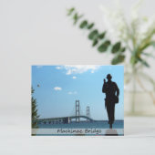Briefkaart-/makreelbrug Briefkaart (Staand voorkant)