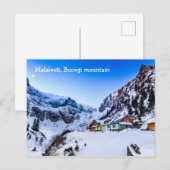 Briefkaart Malaiesti, Bucegi-berg Roemenië (Voorkant / Achterkant)