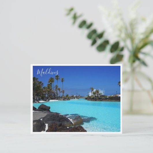 Briefkaart - Malediven (Staand voorkant)