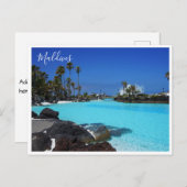 Briefkaart - Malediven (Voorkant / Achterkant)