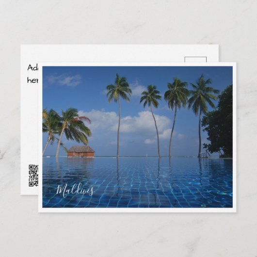 Briefkaart - Malediven (Voorkant / Achterkant)