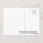 briefkaart "Mam en mij tijd" (Achterkant)