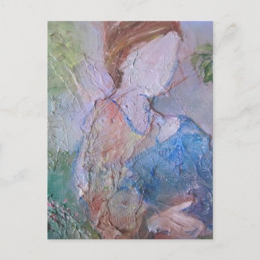 briefkaart "Mam en mij tijd" (Voorkant)