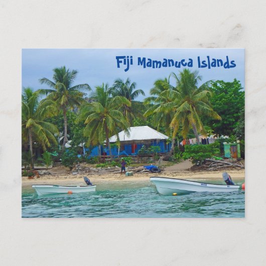 Briefkaart Mamanuca-eilanden Fiji (Voorkant)