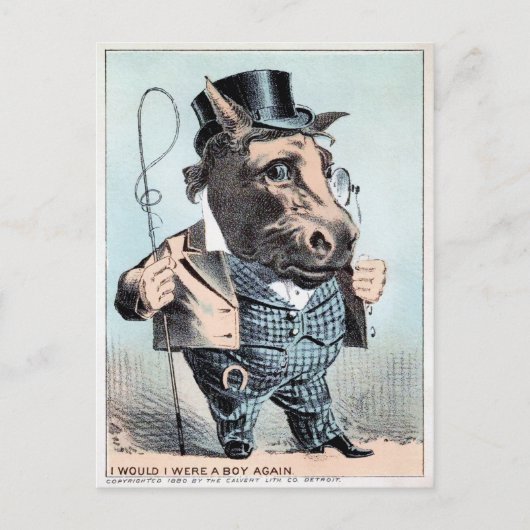 Briefkaart  Man (Voorkant)