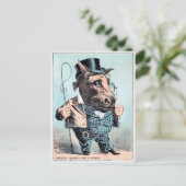 Briefkaart  Man (Staand voorkant)