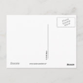 Briefkaart - Man en golven (Achterkant)