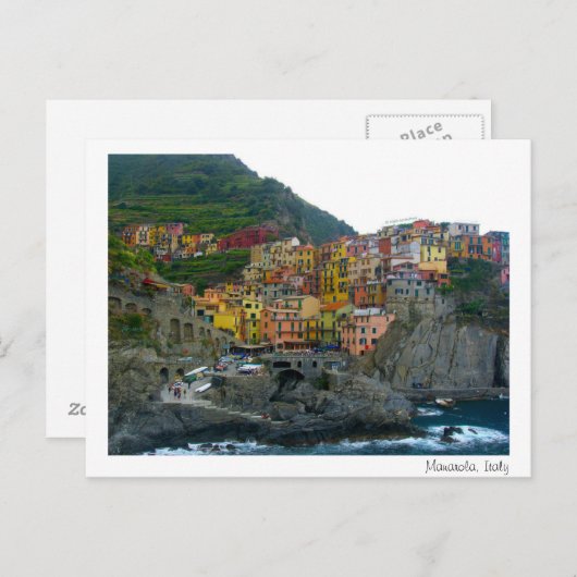 Briefkaart Manarola (Voorkant / Achterkant)