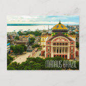 Briefkaart Manaus Brazilië (Voorkant)