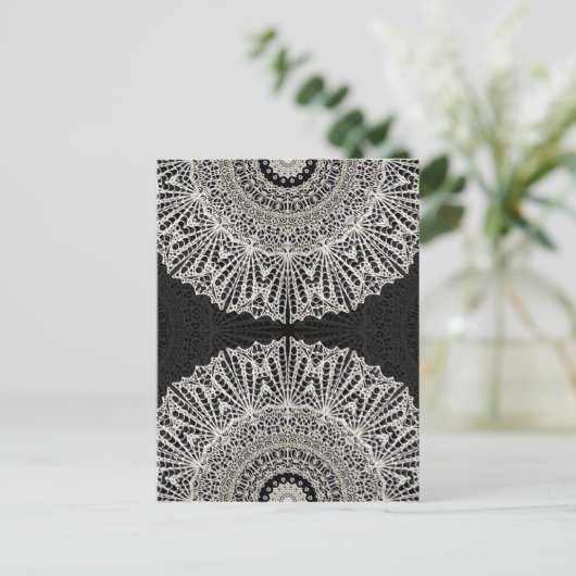 Briefkaart Mandala Mehndi Style G384 (Staand voorkant)