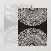 Briefkaart Mandala Mehndi Style G384 (Voorkant / Achterkant)