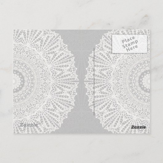 Briefkaart Mandala Mehndi Style G384 (Achterkant)