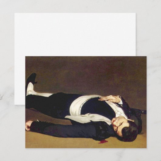 Briefkaart Manet Dead Matador (Voorkant / Achterkant)