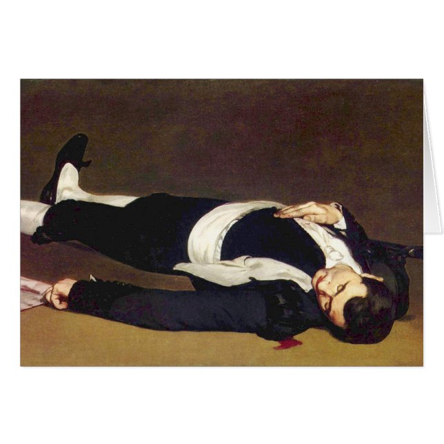 Briefkaart Manet Dead Matador (Voorkant Horizontaal)