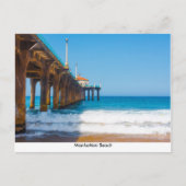 Briefkaart Manhattan Beach Pier (Voorkant)
