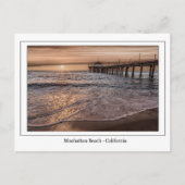 Briefkaart Manhattan Beach Pier (Voorkant)