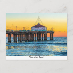 Briefkaart Manhattan Beach Pier