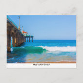 Briefkaart Manhattan Beach Pier (Voorkant)
