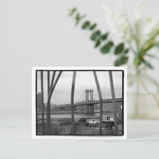 Briefkaart Manhattan Bridge (Staand voorkant)