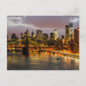 Briefkaart Manhattan Bridge, New York USA (Voorkant)