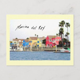 Briefkaart Marina del Rey