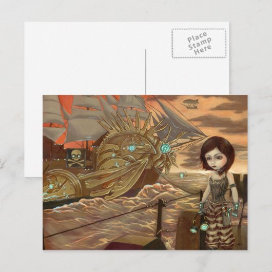 briefkaart "Maritime Sunset"