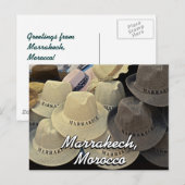 Briefkaart Marrakech Marokko (Voorkant / Achterkant)
