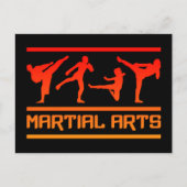 Briefkaart Martial Arts - pas aan! (Voorkant)