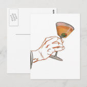 Briefkaart Martini Bar Party Invitation PC (Voorkant / Achterkant)