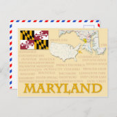 Briefkaart "Maryland" (Voorkant / Achterkant)