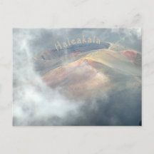 briefkaart, MAUI/HALEAKALA IN DE CLOUDS