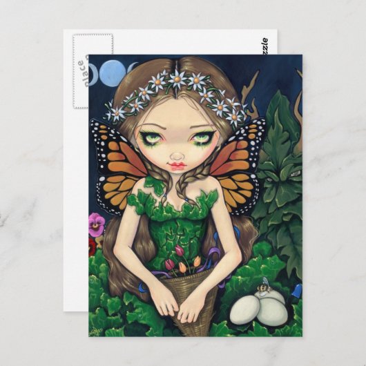 briefkaart "May Queen" (Voorkant / Achterkant)