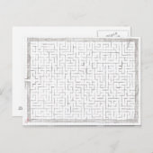 Briefkaart Maze 1 (Voorkant / Achterkant)