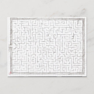 Briefkaart Maze 1