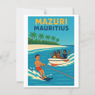 briefkaart - Mazuri Mauritius