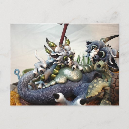 BRIEFKAART MD Beach Dragons (Closeup) (Voorkant)