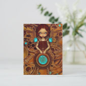 briefkaart "Mechanical Angel I" (Staand voorkant)