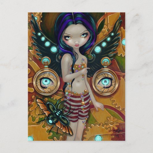 briefkaart "Mechanical Angel III" (Voorkant)