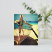 Briefkaart - Med Spain Vissen Boat (Staand voorkant)