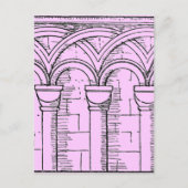 Briefkaart Medieval Architecture (Voorkant)
