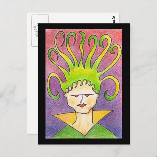 Briefkaart Medusa (Voorkant / Achterkant)