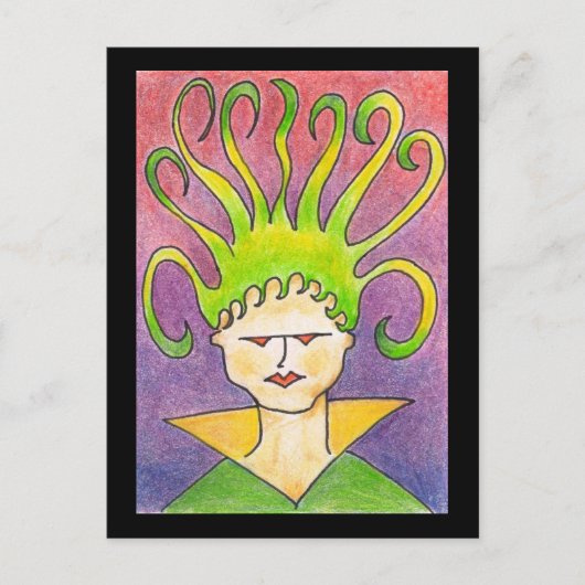 Briefkaart Medusa (Voorkant)