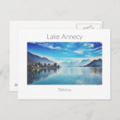 Briefkaart meer Annecy - Baie de Talloires (Voorkant / Achterkant)