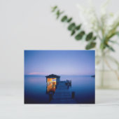 Briefkaart meer Tahoe Sunset (Staand voorkant)