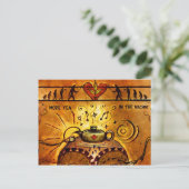 briefkaart "Meer thee" (detail) (Staand voorkant)