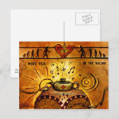 briefkaart "Meer thee" (detail) (Voorkant / Achterkant)