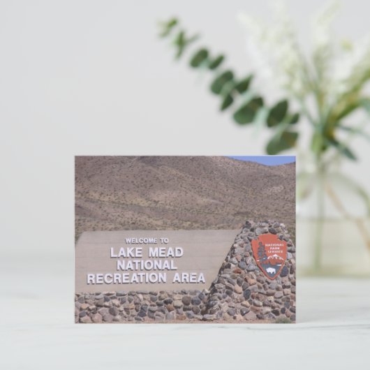 Briefkaart meer van de Meade (Staand voorkant)